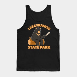 Lake Francis State Park Camping Bear Tank Top